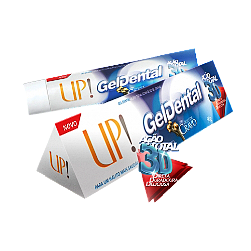 Gel Dental UP! Ação total com óleo de cravo e menta